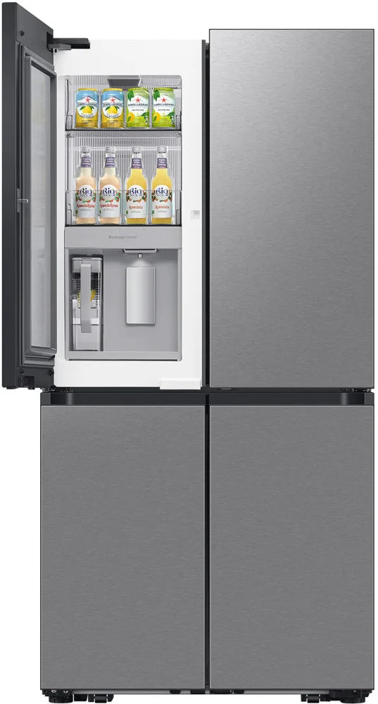 Bespoke 4-Door Flex™ Refrigerator (29 cu. ft.) with Beverage Zone™ and Auto Open Door in Stainless Steel