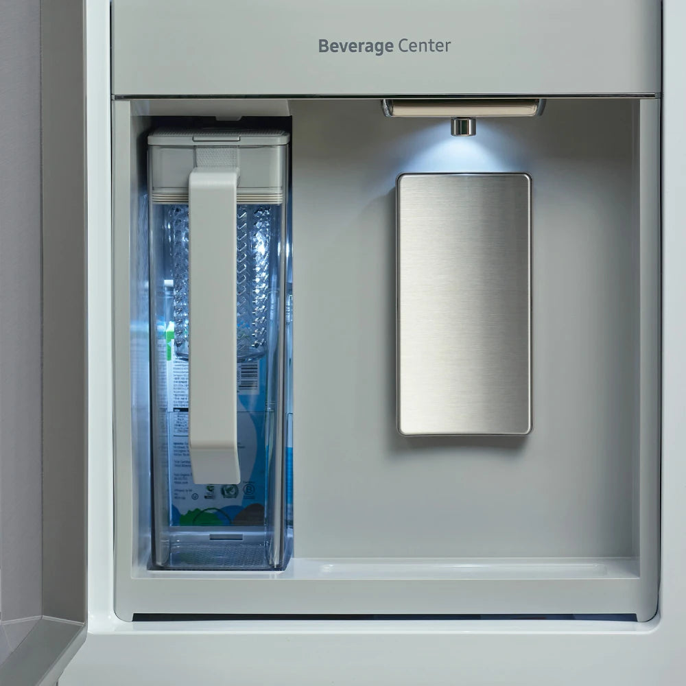 Bespoke 4-Door Flex™ Refrigerator (29 cu. ft.) with AI Family Hub™+ and AI Vision Inside™ in Stainless Steel