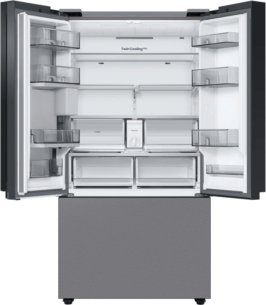 Bespoke 3-Door French Door Refrigerator (30 cu. ft.) with Beverage Center™ in Stainless Steel