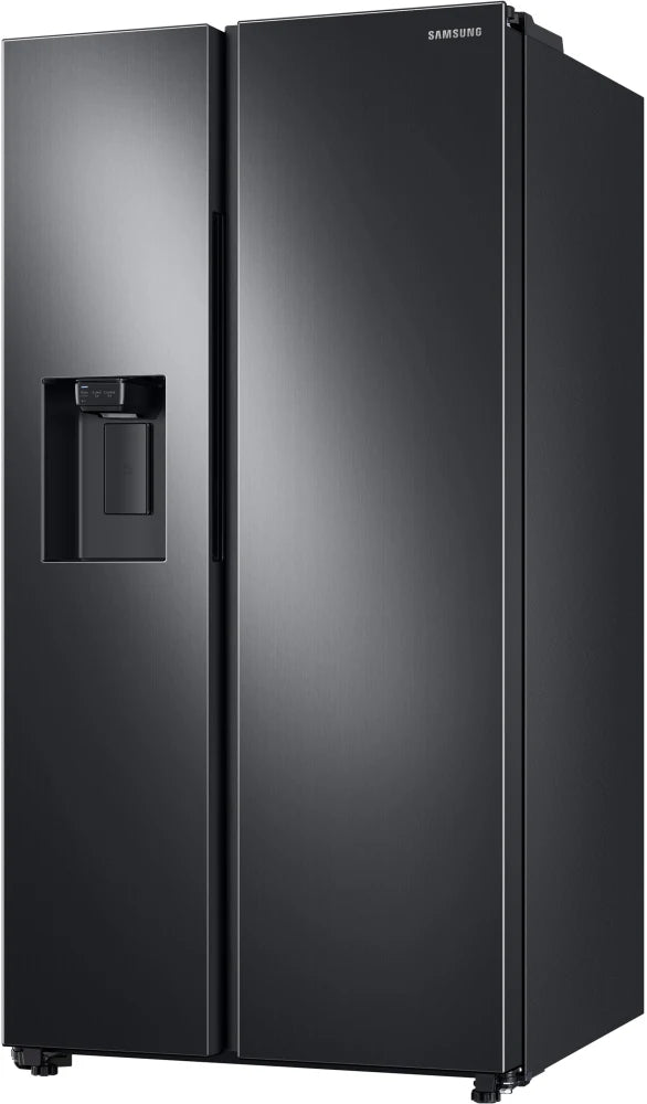 27.4 cu. ft. Large Capacity Side-by-Side Refrigerator in Black Stainless Steel