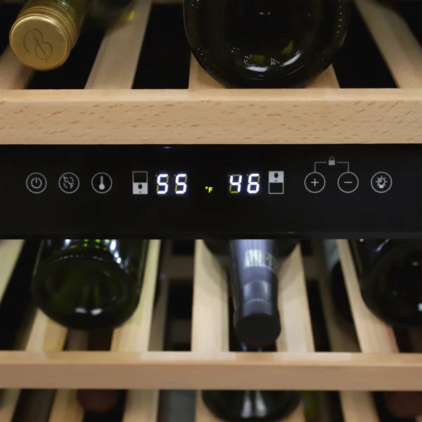 Avanti DESIGNER Series Dual-Zone Wine Cooler, 43 Bottle Capacity