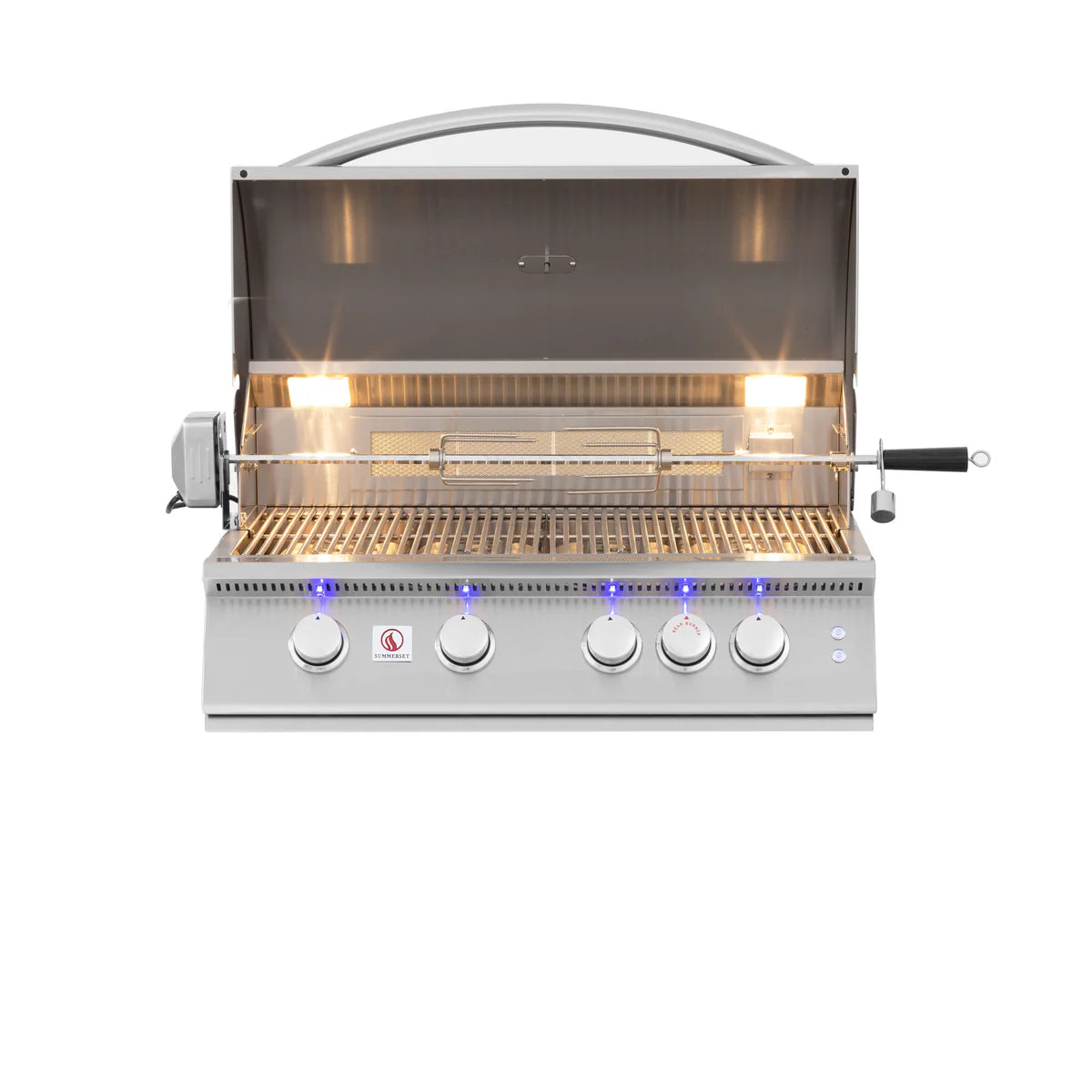 Summerset Sizzler Pro 32-inch 4-burner Built-in Natural Or Propane Gas Grill with Rear Infrared Burner SIZPRO32-NG Or SIZPRO32-LP