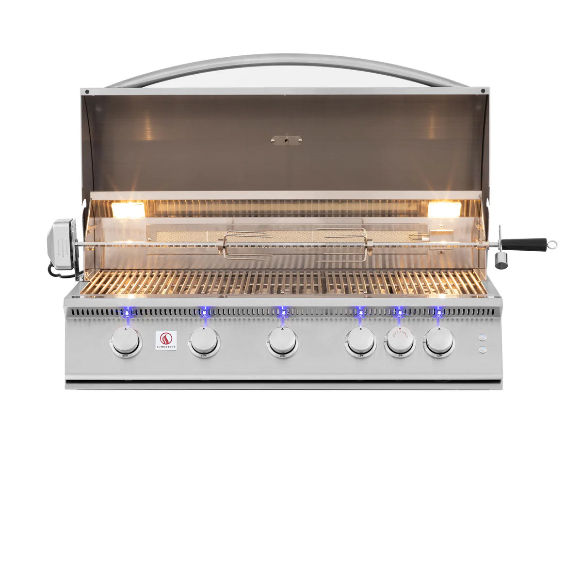 Summerset Sizzler Pro 40-inch 5-burner Built-in Natural or Propane Gas Grill W/ Rear Infrared Burner - SIZPRO40-NG or SIZPRO40-LP