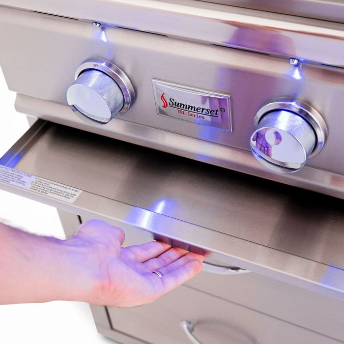 Summerset TRL32 TRL Series Built-In Gas Grill with Lights, 32-Inch