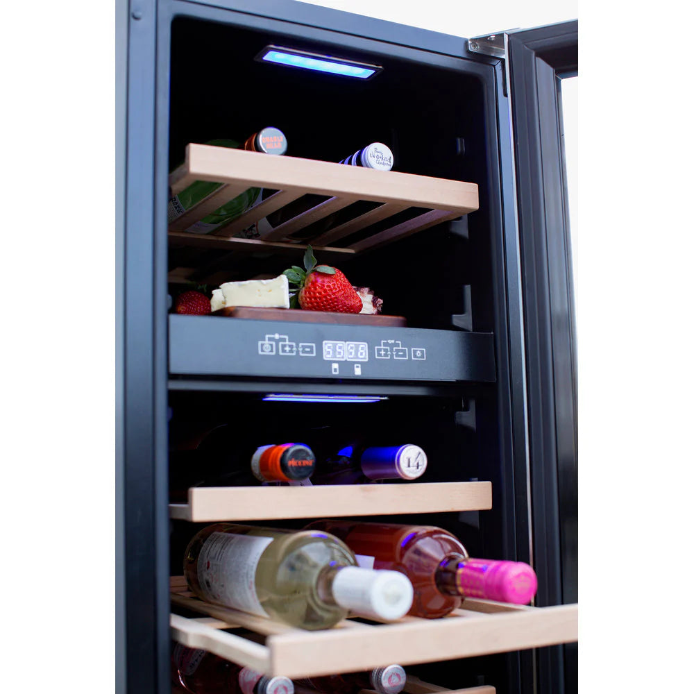 15" Outdoor Rated Dual Zone Wine Cooler TFRFR-15WD