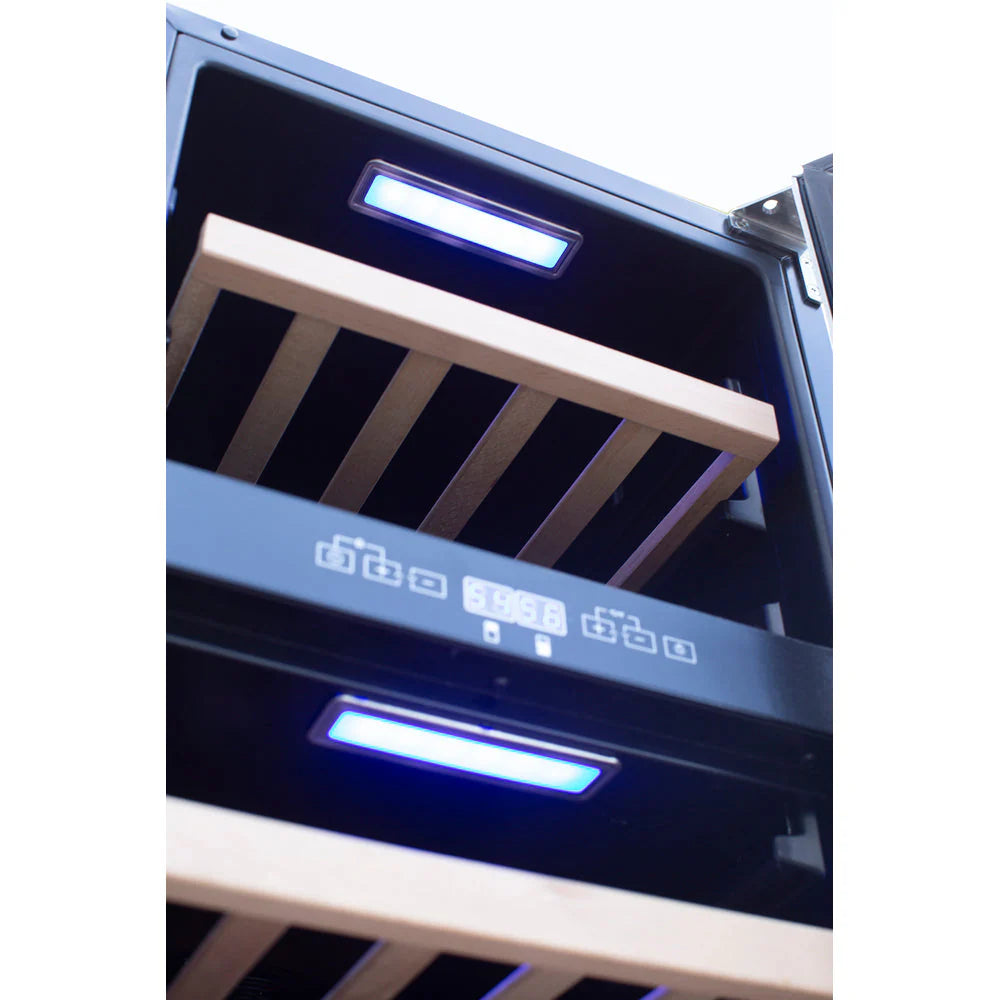 15" Outdoor Rated Dual Zone Wine Cooler TFRFR-15WD