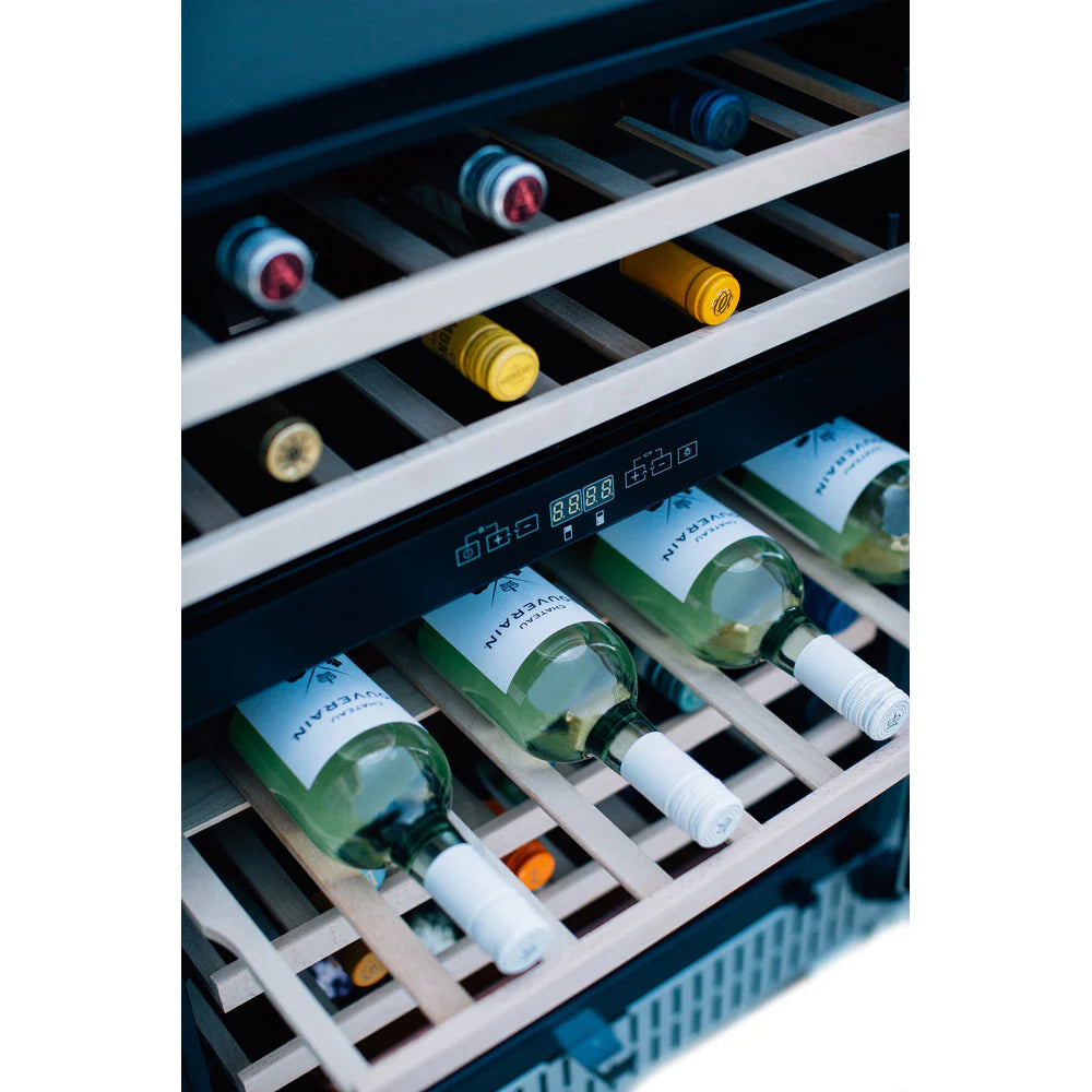 24" Outdoor Rated Dual Zone Wine Cooler TFRFR-24WD