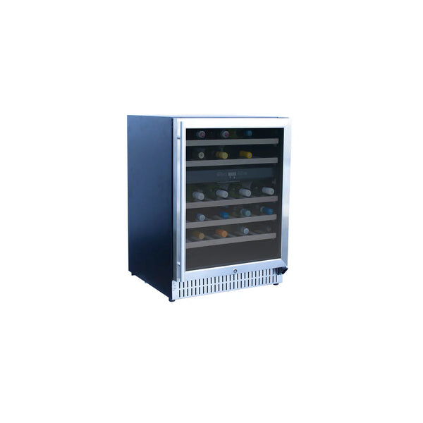 24" Outdoor Rated Dual Zone Wine Cooler TFRFR-24WD