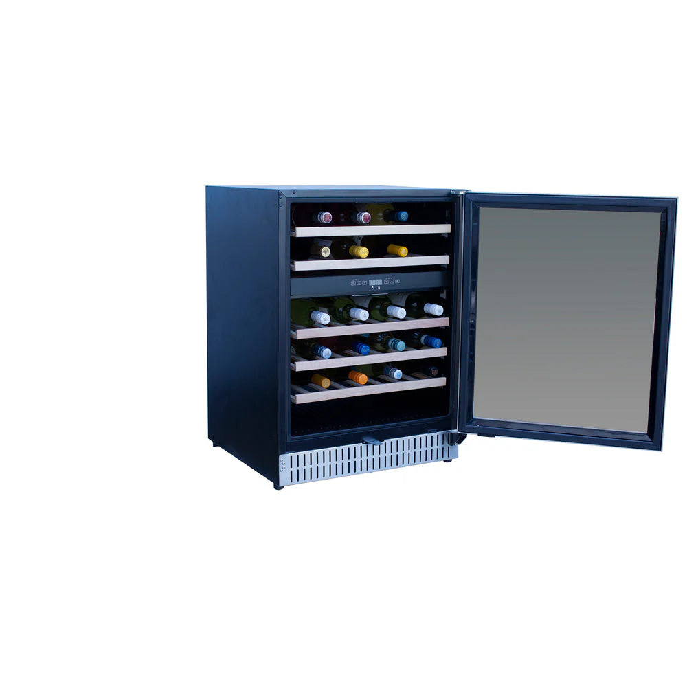 24" Outdoor Rated Dual Zone Wine Cooler TFRFR-24WD