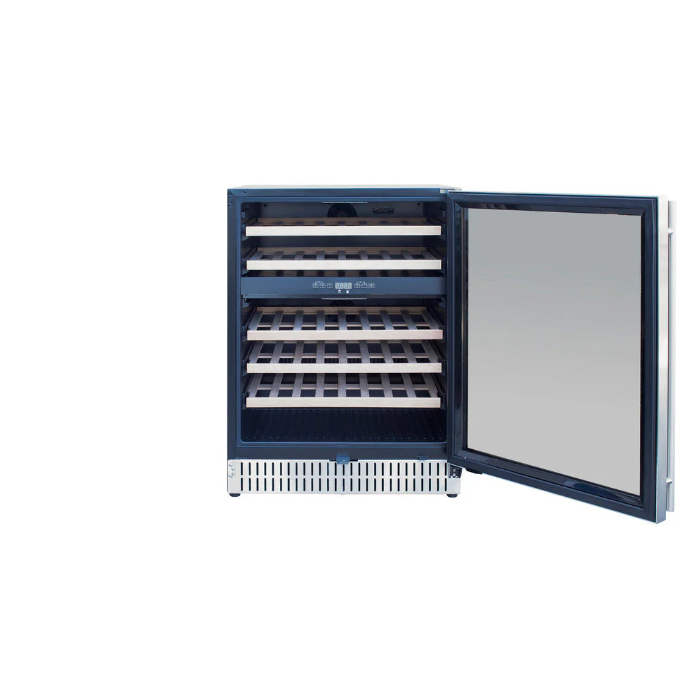 24" Outdoor Rated Dual Zone Wine Cooler TFRFR-24WD