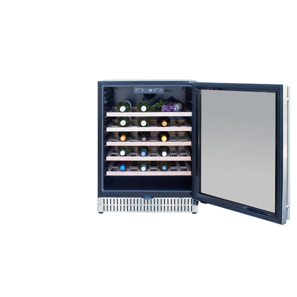 24" Outdoor Rated Wine Cooler TFRFR-24W