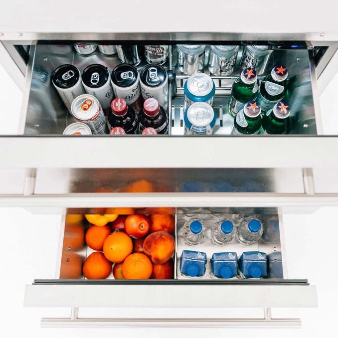 24" 5.3C Deluxe Outdoor Rated 2-Drawer Fridge-TF-RFR-24DR2-A