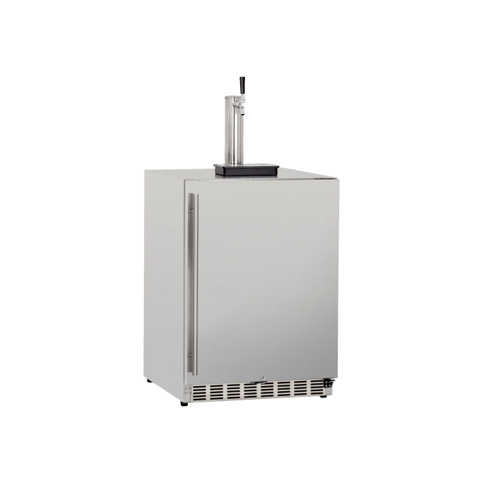 24" 6.6C Deluxe Outdoor Rated Kegerator -TF-RFR-24DK/24DK1/24DK2
