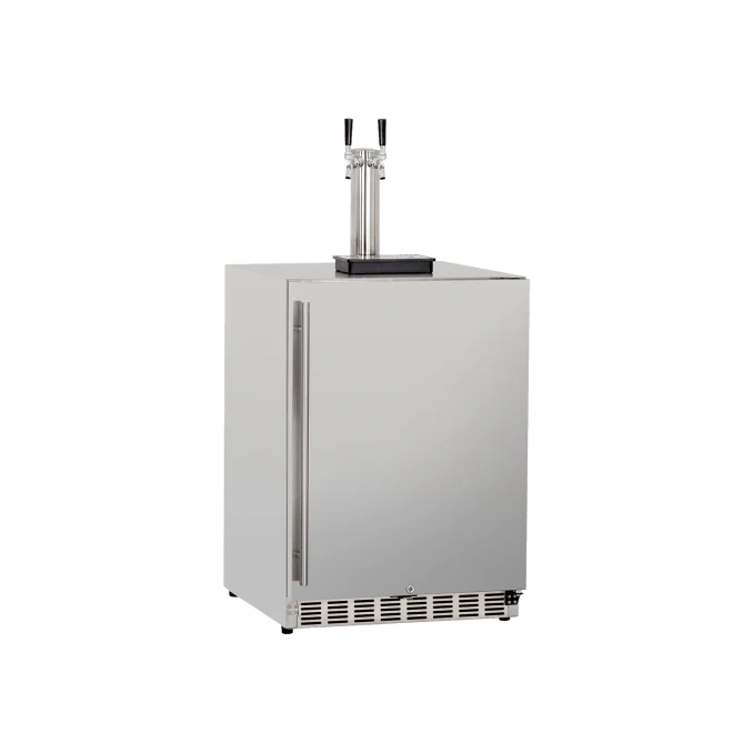 24" 6.6C Deluxe Outdoor Rated Kegerator -TF-RFR-24DK/24DK1/24DK2