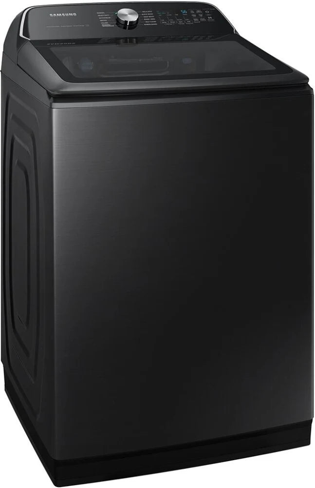 5.4 cu. ft. Extra-Large Capacity Smart Top Load Washer with ActiveWave™ Agitator and Super Speed Wash in Brushed Black