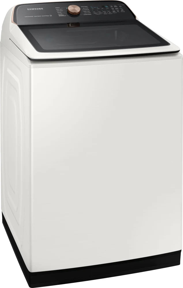 5.5 cu. ft. Extra-Large Capacity Smart Top Load Washer with Super Speed Wash in Ivory