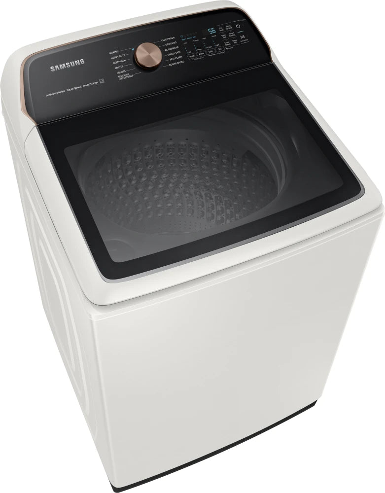 5.5 cu. ft. Extra-Large Capacity Smart Top Load Washer with Super Speed Wash in Ivory