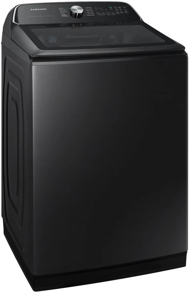 5.5 cu. ft. Extra-Large Capacity Smart Top Load Washer with Super Speed Wash in Brushed Black