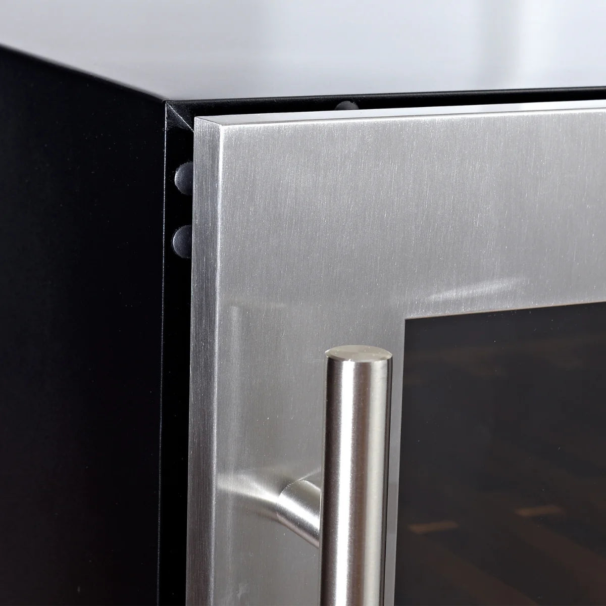 KingsBottle Upright Low-E Glass Door Dual Zone Large Wine Cooler Beverage Fridge KBU425DX-FG  KBU425DX-SS