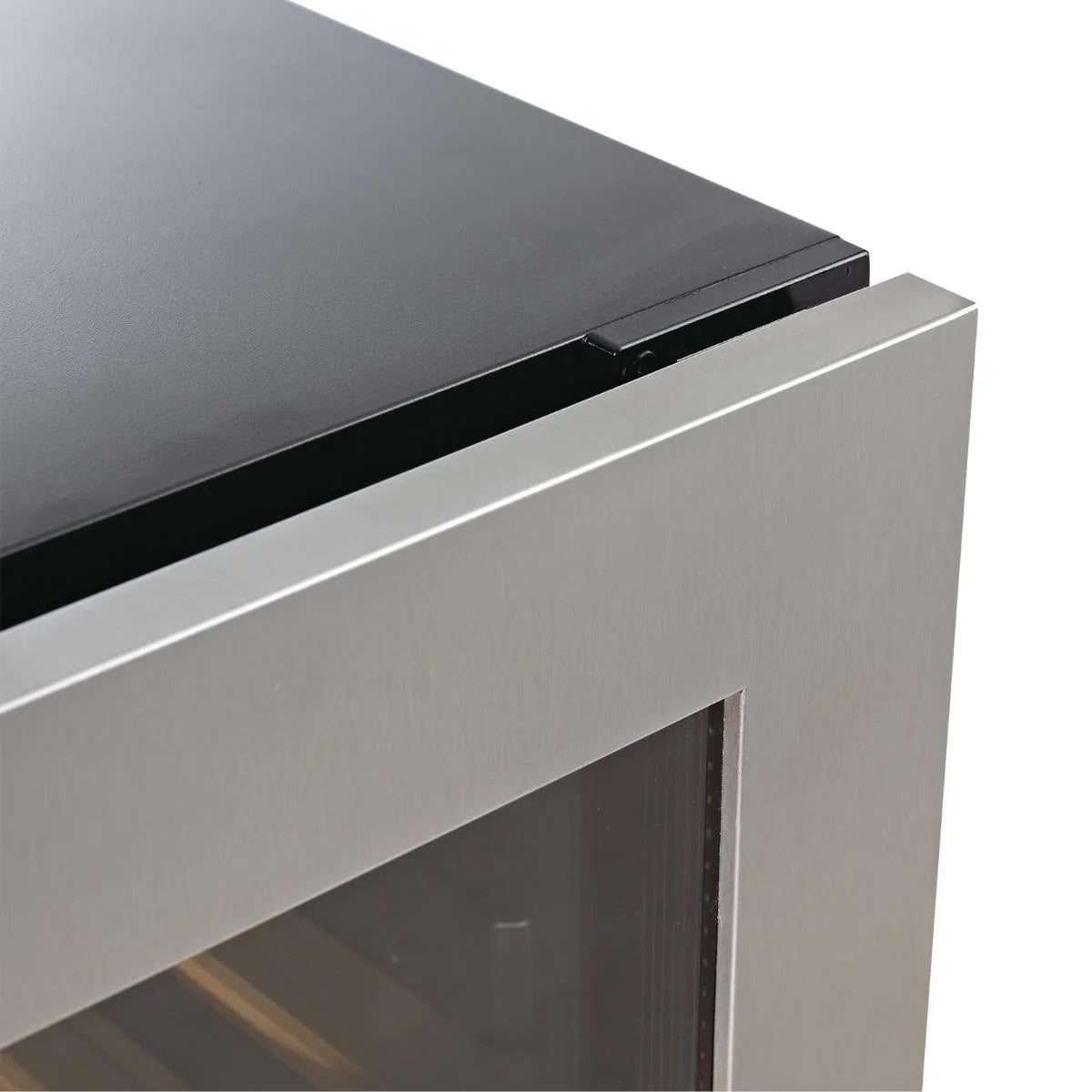 KingsBottle Upright Low-E Glass Door Dual Zone Large Wine Cooler Beverage Fridge KBU425DX-FG  KBU425DX-SS