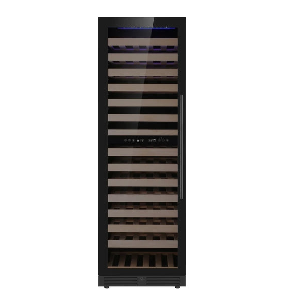 KingsBottle Upright Low-E Glass Door Dual Zone Large Wine Cooler Beverage Fridge KBU425DX-FG  KBU425DX-SS