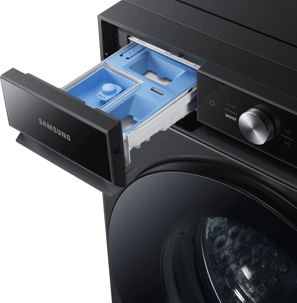Bespoke 5.3 cu. ft. Ultra Capacity Front Load Washer with Super Speed Wash and AI Smart Dial in Brushed Black
