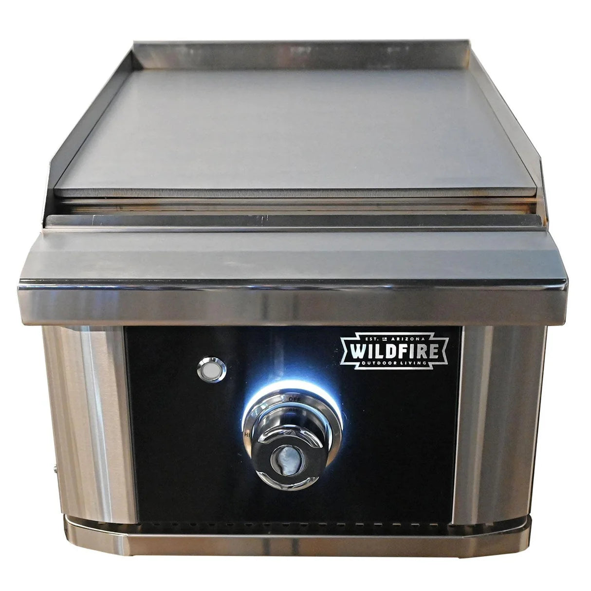 Wildfire Outdoor Living  |  SKU: WF-SDGRD-RH-NG Wildfire Ranch PRO 15-Inch Gas Side Griddle - WF-SDGRD-RH